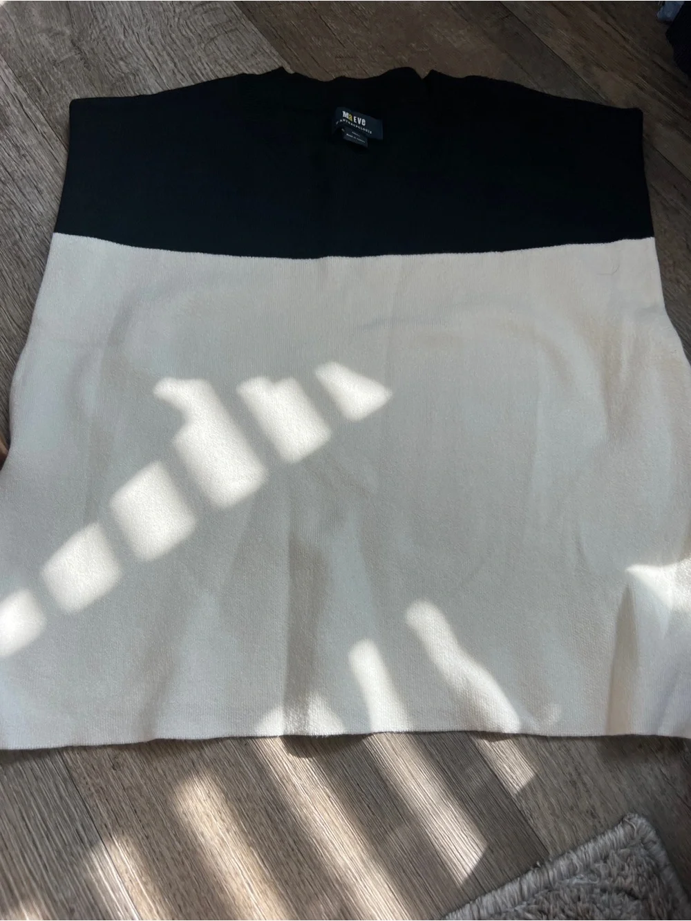 Maeve by Anthropologie The Noah Muscle Tank Size XS Black white Capsule sweater